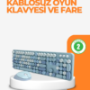 Ofis veya evde çalışma keyfinizi artıracak kablosuz retro klavye ve mouse seti