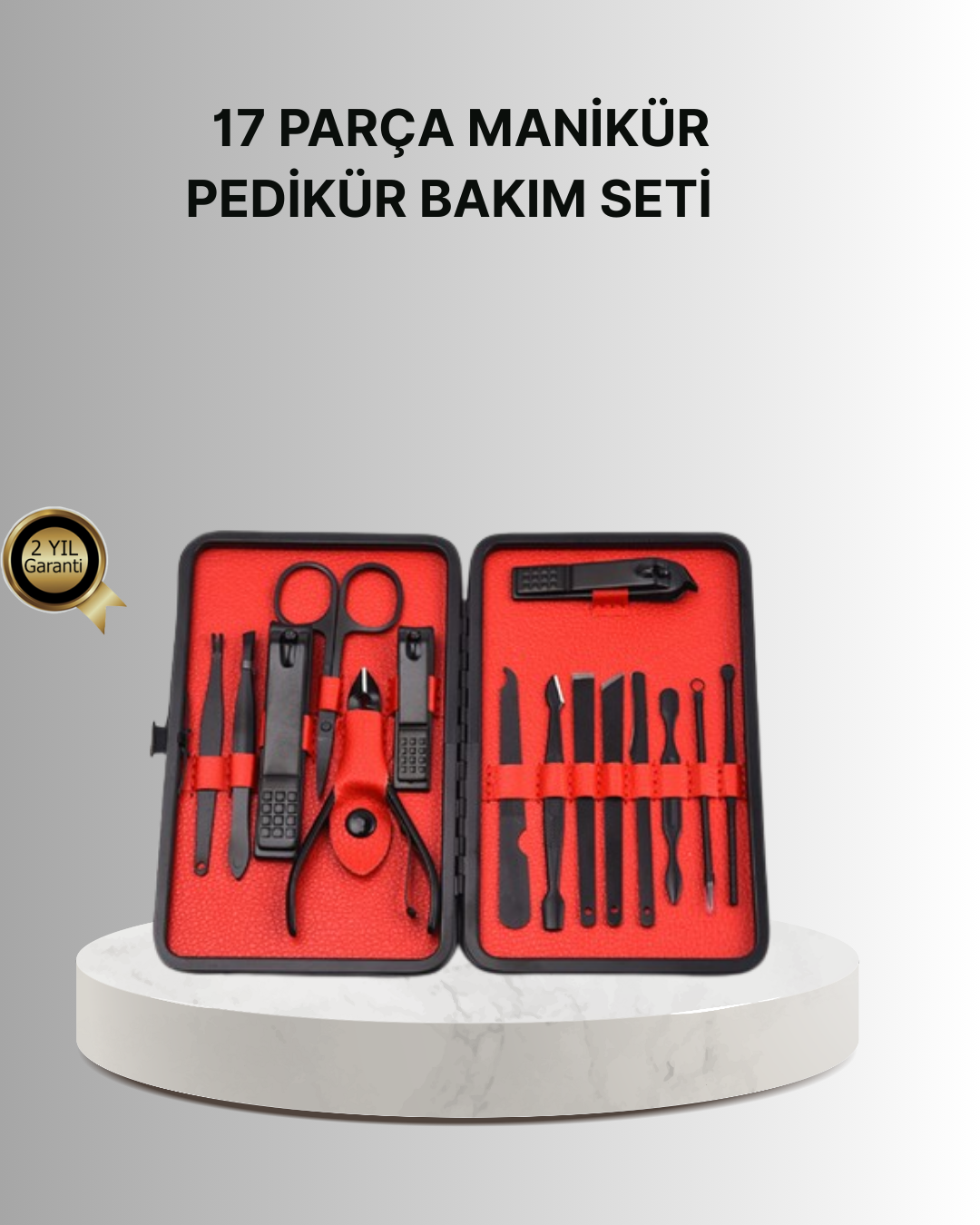 Najmaddin.com 1099 700x875 Şık Kutu Tasarımlı 17 Parça Manikür Pedikür Seti Dayanıklı ve Hijyenik najmaddin.com Kapsamlı içeriği ve şık tasarımıyla öne çıkan 17 parçalık profesyonel bakım seti