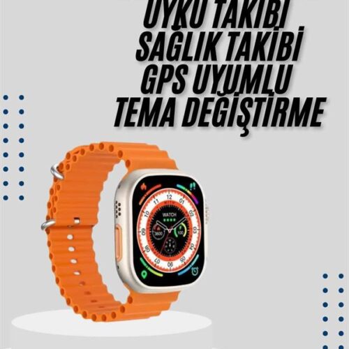 Zarif ve Fonksiyonel Akıllı Saat Şık Gümüş Kasa: Modern ve minimalist tasarımı sayesinde her ortamda zarif bir görünüm sağlar. Adımsayar: Günlük aktivitelerinizi ölçerek hareketli bir yaşam için teşvik eder. Bildirim Titreşimi: Çağrılar