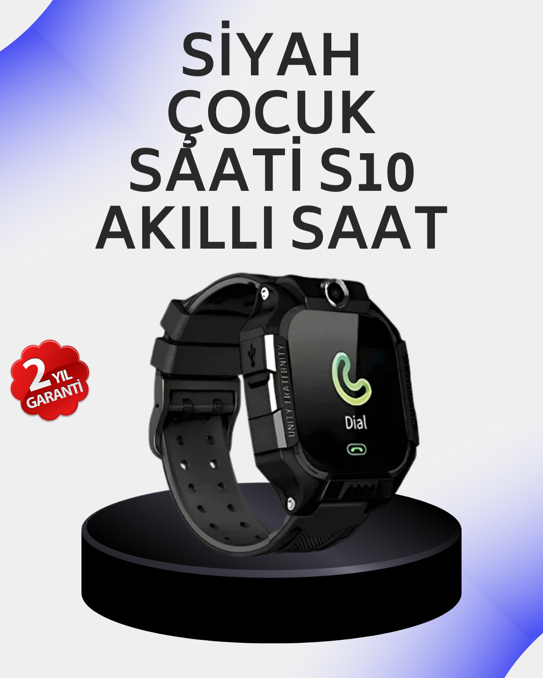 Najmaddin.com 1113 700x875 S10 Akıllı Çocuk Saati Siyah Tasarım Adımsayar ve Alarm Fonksiyonu najmaddin.com Çocuğunuzun güvenliği için ideal bir teknoloji sunan S10 Siyah Akıllı Çocuk Saati