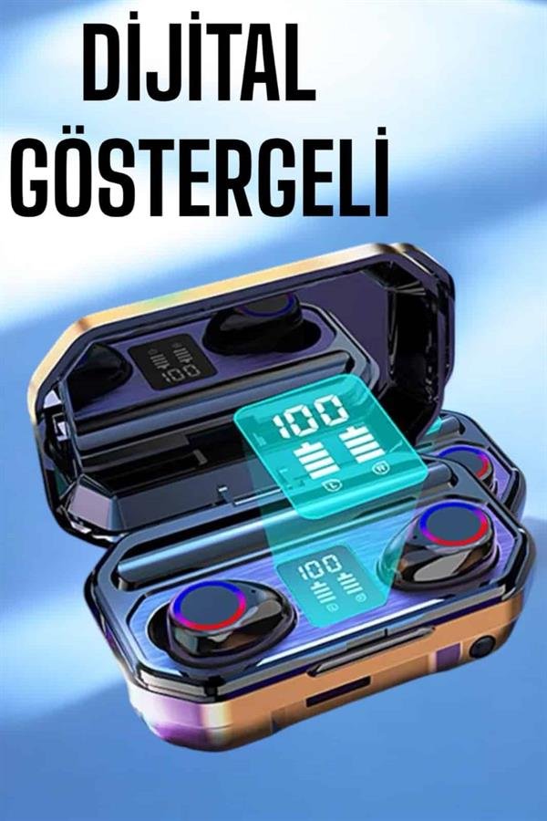 Najmaddin.com 1167 Dijital Göstergeli Bluetooth Bağlantılı Kulaklık Dokunmatik Kontrol najmaddin.com Bluetooth 5.0 Kablosuz Kulaklık – Yüksek Performans ve KonforBluetooth 5.0 ile Hızlı Bağlantı ve Uzun MenzilBu kablosuz kulaklık