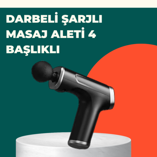 Kas sağlığını desteklemek ve rahatlama sağlamak için tasarlanan bu mini masaj tabancası