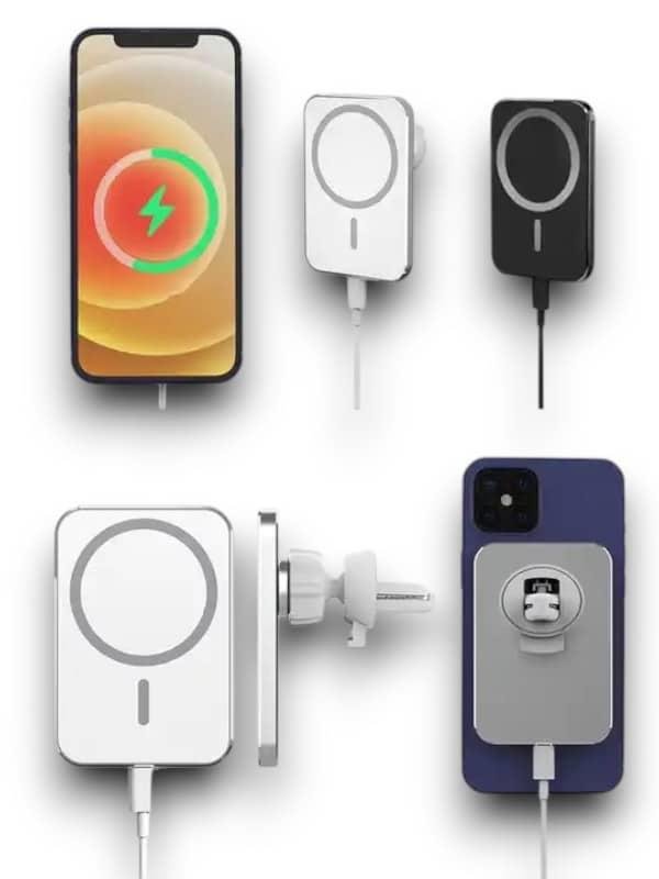 Najmaddin.com 1312 15W WİRELESS ŞARJ CİHAZI najmaddin.com İPHONE 11 VE ÜZERİ TÜM MODELLER İLE UYUMLUDUR Megsafe Iphone 11-12-13-14 Tüm Seriler ile Uyumlu Magnetic 15W Wireless Charging Car Araç Telefon Tutucu Hızlı Şarj VOKS-MS Magnetic Wireless Charging Car Mount Araç Telefon Tutucu 15W Kablosuz Qualcomm 3.0 Hızlı şarj desteği Magnetik özelliği sayesinde cihazınızı sadece tutucu üzerine bırakmanız yeterlidir Ergonomik ve şık tasarım Akıllı çip sayesinde 9 Farklı Koruma Teknolojisi Aşırı voltaj koruması Kısa devre koruması Aşırı şarj koruması Aşırı akım koruması Sıcaklık koruması Aşırı güç koruması Anti şarj geri dönüş koruması Yeniden başlatma koruması Aşırı şarj boşaltma koruması Diğer magnetik araç tutucularında olduğu gibi konum gösteriminde sapmalar yaşanmaz Izgara klipsi sayesinde rahatça aracınızın havalandırma kısımlarında kullanabilme 360 derece dönebilen başlığı sayesinde rahatça cihazınızı kullanabilme Tek elle rahatça kullanabilme Type-C şarj girişi Cihazınıza göre otomatik tanımlanan şarj çıkış gücü sayesinde optimum şarj verimi 6.5 cm genişlik 10 cm uzunluk 0.8 cm kalınlık Standart : GB 4943.1-2011 Input : 9V/2A