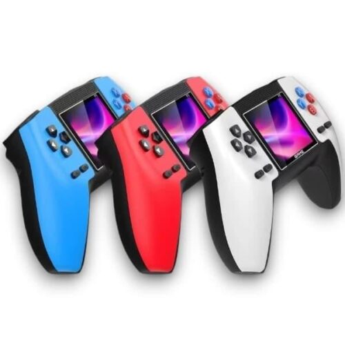 Farklı tür ve dönemlerden 520 klasik oyundan oluşan geniş bir kütüphaneye sahip P5™ ControllerView Retro Konsol Dijital Oyun Oynatıcı ile nostaljik bir yolculuğa çıkın. -Yüksek kapasiteli şarj edilebilir pili kesintisiz oyun oturumlarını garanti ettiğinden