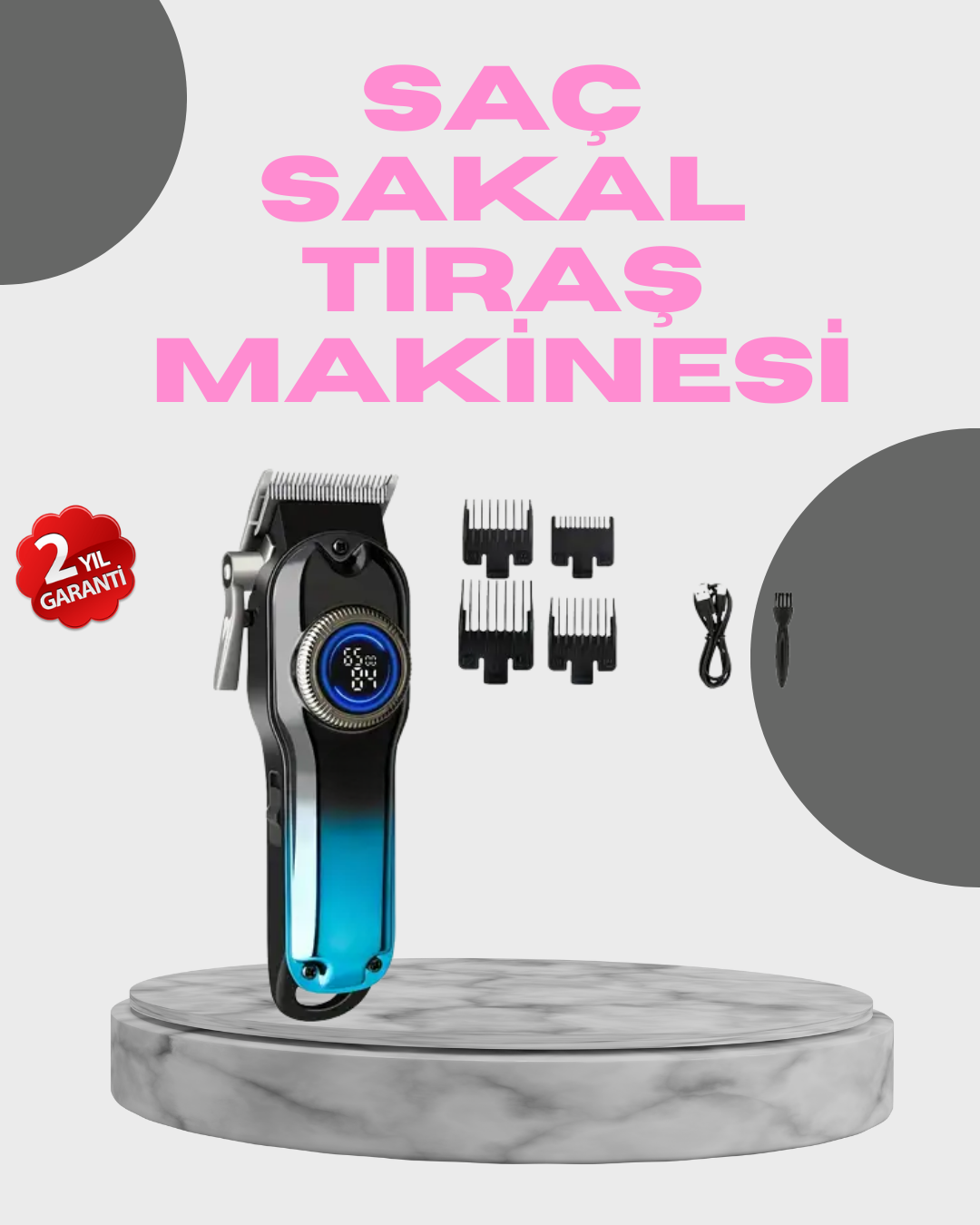 Najmaddin.com 1370 700x875 Profesyonel Saç Kesme Makinesi – 2000 mAh Şarjlı LCD Ekranlı najmaddin.com Bu profesyonel saç kesme makinesi