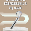 Kurulumu son derece pratiktir. Evrensel 4 bağlantı noktalı arayüzü sayesinde tesisatçıya gerek kalmadan mevcut duş başlığınızı kolayca çıkarıp yenisini takabilirsiniz. Dayanıklı yapısı