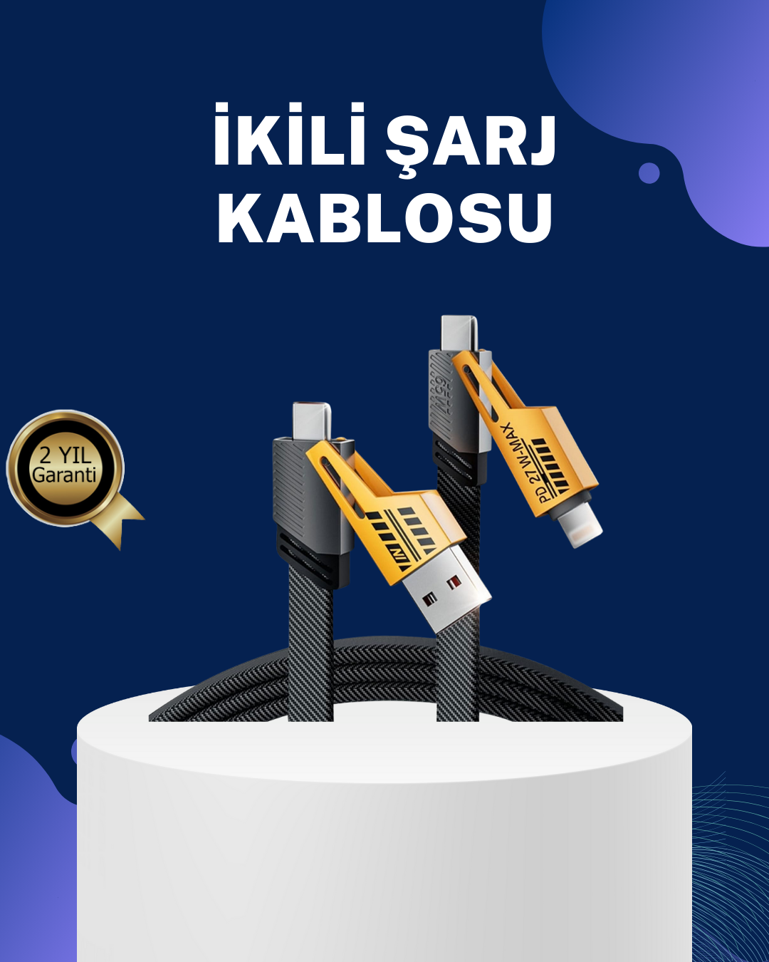 Najmaddin.com 1420 700x875 Örgülü Tasarım 4’ü 1 Arada USB-C Lightning Hızlı Şarj Kablosu najmaddin.com Modern yaşamın vazgeçilmezi haline gelen hızlı şarj kabloları arasında öne çıkan bu ürün