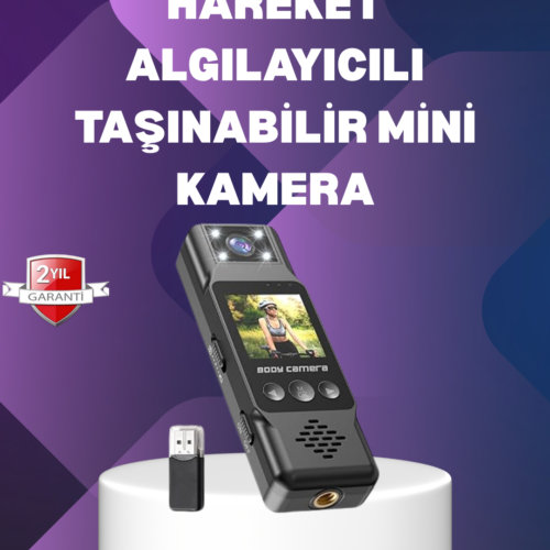 Kompakt boyutlarıyla cebinize sığan bu mini kamera