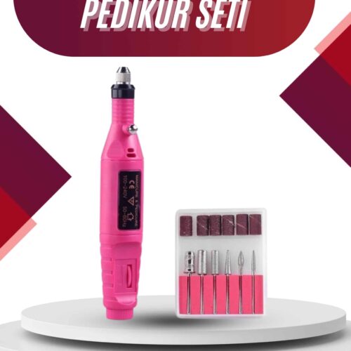 Elektrikli Manikür-Pedikür-Törpü MakinesiTırnaklarınızın kuaförden çıkmış gibi görünmesi hiç bu kadar kolay olmamıştı! Evde profesyonel bir manikür ve pedikür deneyimi için ideal olan bu set