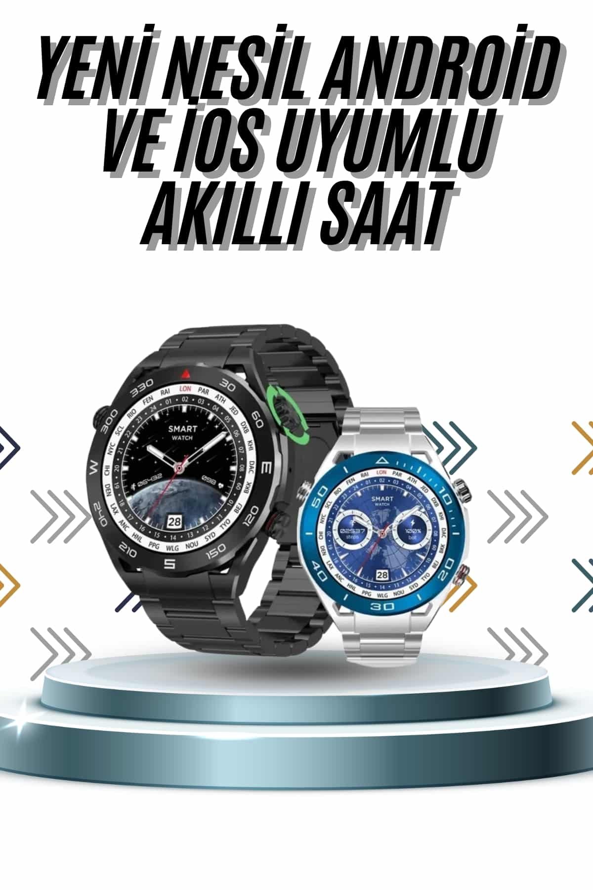 Najmaddin.com 1502 700x1050 Akıllı Saat 1.62 İnç Ultimate Nabız Sensörlü Sesli Görüşme Yapabilen najmaddin.com 24 ay garanti süresi ile güvenle kullanım sağlayabileceğiniz bu akıllı saat