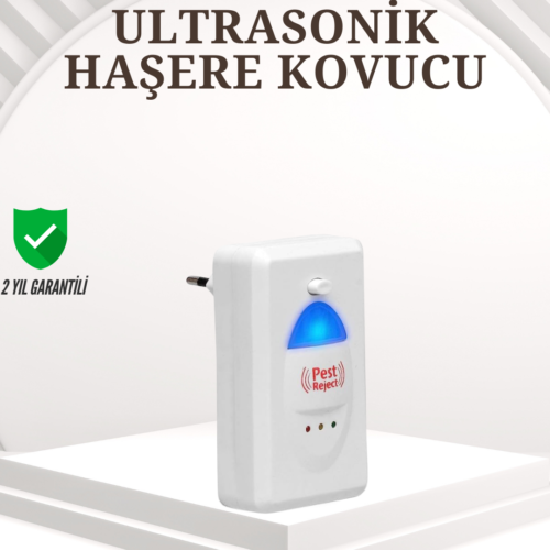 Evinizi ya da işyerinizi haşerelerden korumak artık çok daha kolay! Bu ultrasonik haşere kovucu cihaz
