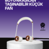 Boyun askılı tasarımı sayesinde eller serbest kullanım imkânı sunan bu mini fan