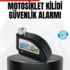 Paslanmaz çelik alarm disk fren kilidi