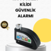 Çelik gövdeli alarm disk kilidi