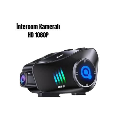 Macera dolu yolculuklarda ihtiyaç duyacağınız tüm özellikleri tek bir cihazda buluşturan Q28 Kameralı Bluetooth Kask Kulaklığı