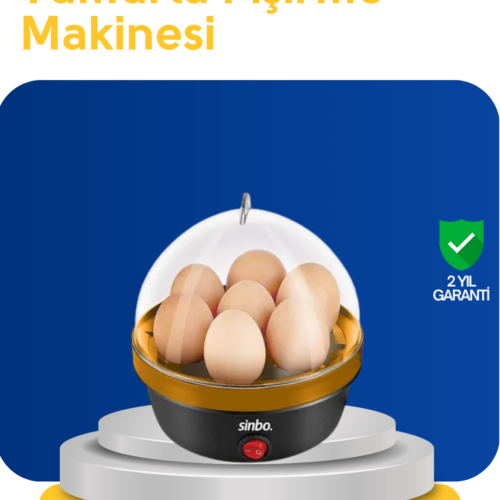 Otomatik kapanma özelliği ile güvenli kullanım sağlayan yumurta pişirme makinesi