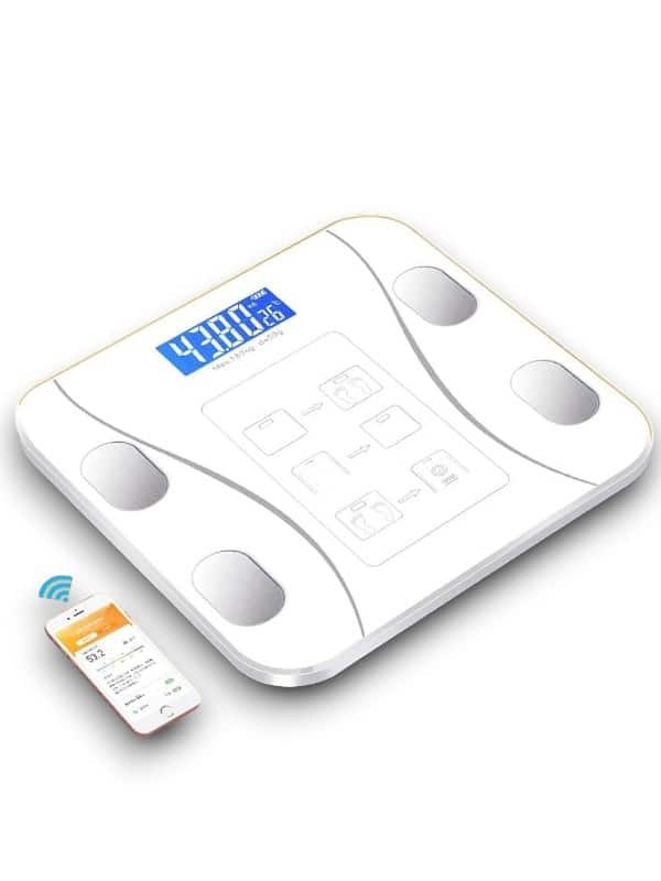 Najmaddin.com 1781 TF-1072 BLUETOOTH BASKÜL TARTI najmaddin.com Akıllı Bluetooth Tartı Baskül 8 Veri mevcuttur Ağırlık