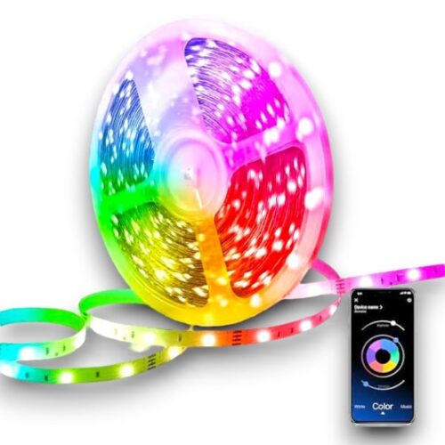 Smart Şerit Led Yeni Nesil 10 Metre Bluetooth Sese Duyarlı USB Enerjili Telefon Kontrollü Efektli Smart Led ile Eğlence Şimdi Başlıyor... Suled USB enerjili Smart Şerit led