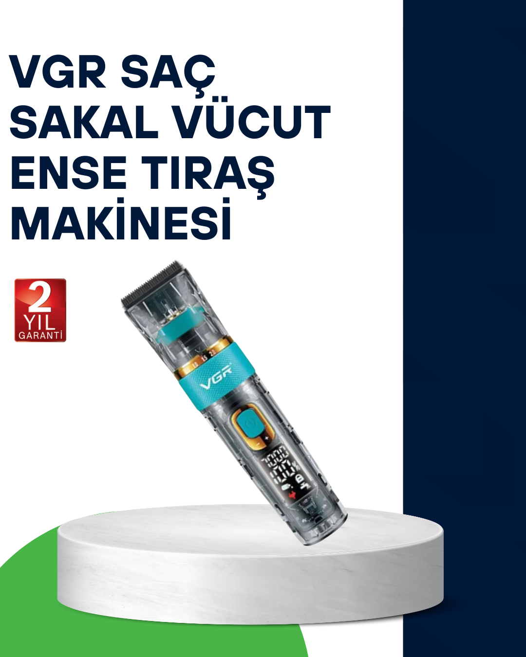 Najmaddin.com 1797 700x875 VGR V-695 Profesyonel Saç ve Sakal Kesme Makinesi Şarjlı ve Kablolu Kullanım najmaddin.com VGR V-695 profesyonel saç ve sakal kesme makinesi