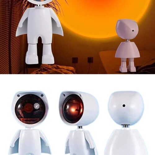 Gün batımı efektli bu şarjlı lamba