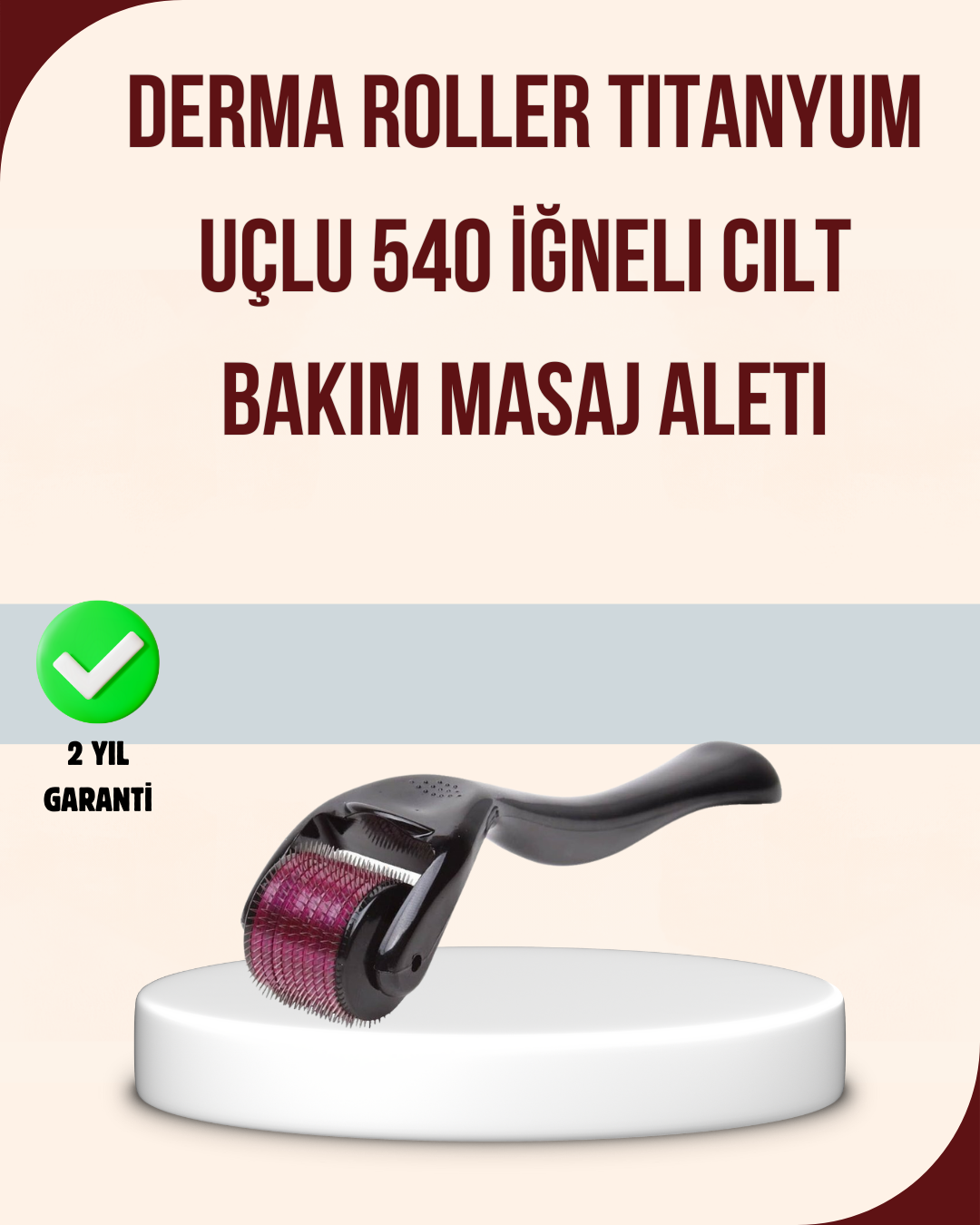 Najmaddin.com 1897 700x875 Titanyum Mikro İğneli Dermaroller 1 mm Kırışıklık ve Leke Karşıtı najmaddin.com Cilt bakımında etkili bir yöntem olan Dermaroller Titanyum 540 İğneli 1 mm profesyonel sonuçları ev konforunda sunar. Titanyum iğneler cilde eşit ve güvenli şekilde nüfuz eder. Bu işlem cildin yenilenme sürecini başlatır ve bakım ürünlerinin emilimini artırır. Yara yanık akne izleri çatlaklar ince çizgiler ve güneş hasarının görünümü azaltılabilir. Ergonomik tasarımı sayesinde rahat kullanım imkanı sunar. Düzenli kullanım cildi sıkılaştırır ve daha genç bir görünüm kazandırır.