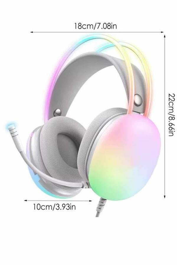 Najmaddin.com 1899 Yeni Nesil Kulak Üstü Kablosuz Uzun Ömürlü RGB Işıklı Bluetooth Kulaklık najmaddin.com Bu RGB ışıklı kablosuz kulaklık