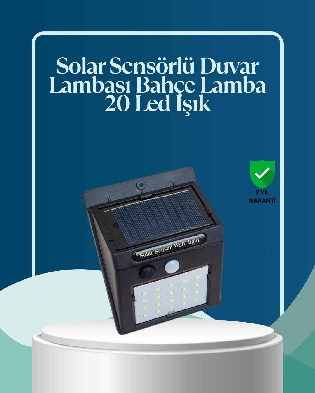 Najmaddin.com 1908 700x875 Sensörlü 20 LED Solar Duvar Lambası 3 Metre Algılama Mesafesi najmaddin.com IP65 sertifikalı bu güneş enerjili 20 LED’li lamba