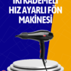 2200W gücünde çalışan bu saç kurutma makinesi