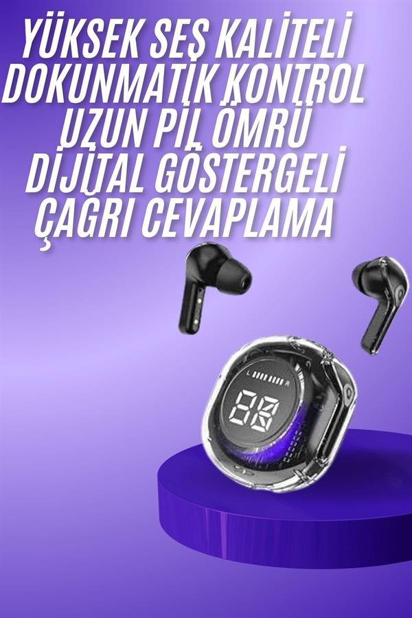 Najmaddin.com 1933 Yeni Nesil Bluetooth Kulaklık Dijital Göstergeli Gaming Dokunmatik 5.3 Kablosuz najmaddin.com Yüksek teknolojiyle donatılmış bu kablosuz kulaklık