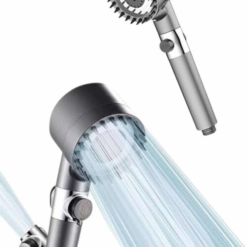 Krom kaplama malzemesiyle üretilmiş olan bu duş başlığı