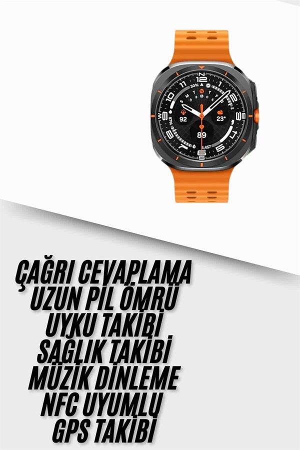 Najmaddin.com 1996 Yeni Nesil Çağrı Cevaplayabilen 47 MM Titreşimli Çok Fonksiyonlu Akıllı Saat najmaddin.com Zarif tasarımı ve fonksiyonel yapısıyla öne çıkan bu akıllı saat