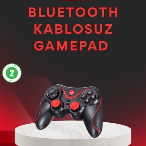Bu ergonomik tasarımlı kablosuz Bluetooth gamepad