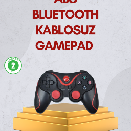 Bu ergonomik tasarımlı kablosuz Bluetooth gamepad