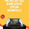 Çocukluğunuzun unutulmaz oyunlarını tek bir cihazda topladık. Bu taşınabilir konsolda 1000’den fazla klasik oyun yüklü olarak geliyor. Ayrıca kendi oyunlarınızı da yükleyerek cihazınızı kişiselleştirebilirsiniz.HDMI çıkışı sayesinde