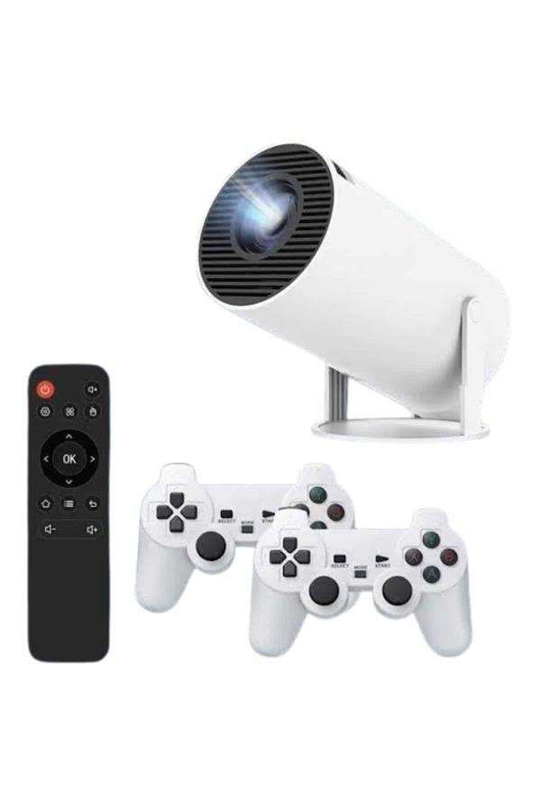 Najmaddin.com 2060 Projeksiyon Cihazı Video Oyun Konsolu 8 GB Hafıza LCD Ekran Kumandalı najmaddin.com Kompakt yapısıyla dikkat çeken bu taşınabilir projektör