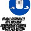 Dokunmatik Kontrollü Bluetooth Kulaklık – Dijital Ekranlı