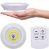 Kumandalı Kablosuz LED Spot Işık Seti – 3'lü Paket | Ayarlanabilir Parlaklık