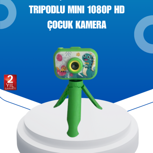 Vlog dünyasına adım atmak isteyen çocuklar için özel olarak tasarlanmış bu kamera