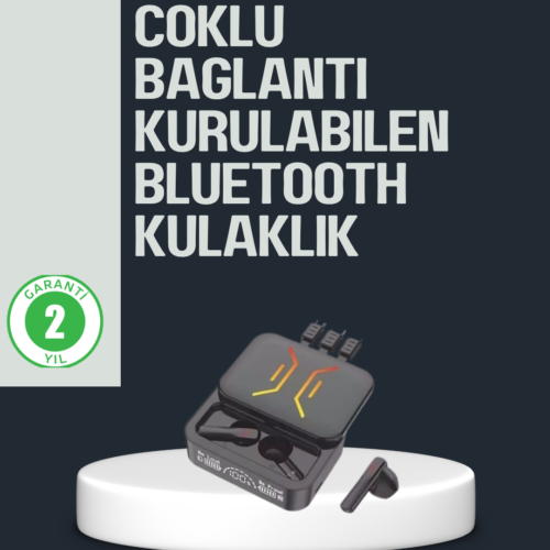 Yeni nesil Bluetooth V5.0 teknolojisine sahip bu kablosuz kulaklık