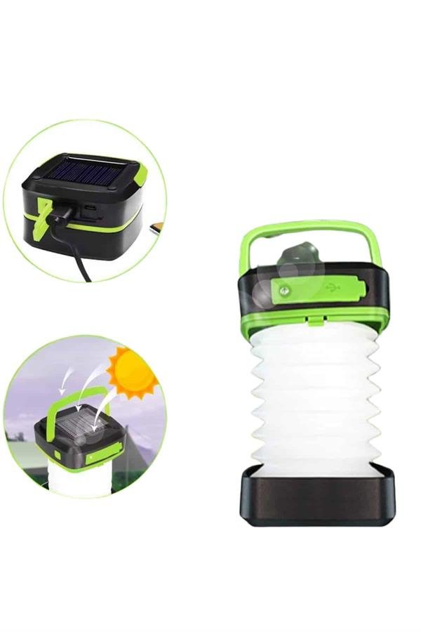Najmaddin.com 2190 Kamp Lambası Katlanabilir Lamba Solar Şarjlı Led Lamba El Fenerli najmaddin.com Işığa ihtiyaç duyduğun her an yanında olan Katlanabilir 3 Kademeli 1200 mAh Dokunmatik LED Lamba