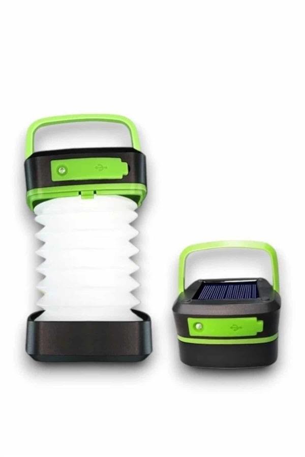 Najmaddin.com 2192 Kamp Feneri Lambası Solar Güneş Enerji Portatif Işıldak Şarjlı najmaddin.com Katlanabilir 3 Kademeli 1200 mAh Dokunmatik LED Lamba
