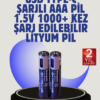Elektronik ürünlerde güvenlik her şeyden önce gelir. Bu AAA lityum pil
