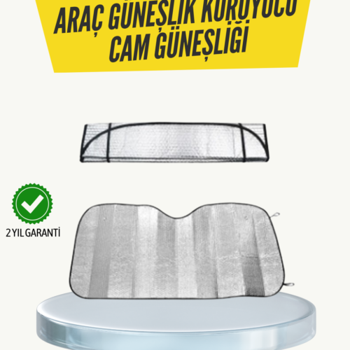 Aracınızı yaz sıcaklarından korumak için tasarlanmış olan bu yüksek performanslı araba güneşliği