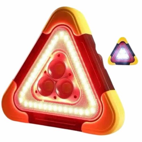 Güneş Enerjili Çok Amaçlı Işıklı İkaz Lambası – Her Ortamda Güvenli AydınlatmaŞarjlı ve güneş enerjili bu çok amaçlı ikaz lambası