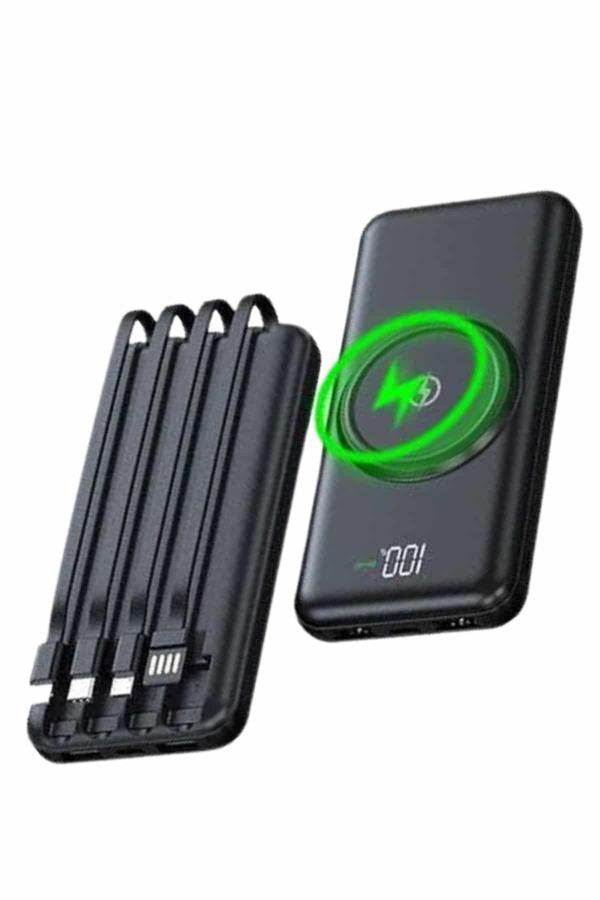Najmaddin.com 2266 Wireless Powerbank 10000 Mah LED Ekranlı Dahili Kablolu Hızlı Şarj najmaddin.com Günümüzde akıllı telefonlar ve diğer taşınabilir cihazlar