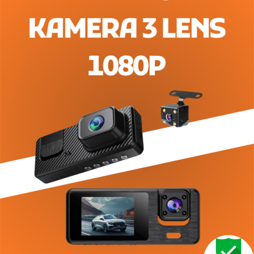 Sürüş güvenliğinizi üst seviyeye taşımak için geliştirilen bu 3 kameralı DVR cihazı