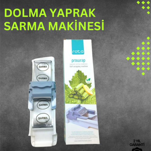 Kusursuz sarma yapmanın artık zahmeti yok! Bu kolay kullanımlı yaprak sarma aleti sayesinde hem estetik hem de lezzetli sarmalar hazırlayabilirsiniz. İdeal boyutlardaki silindir formu ile restoran şeflerinin elinden çıkmış gibi gözüken sonuçlar alırsınız. Ergonomik kol mekanizması sayesinde bileğinizi yormadan