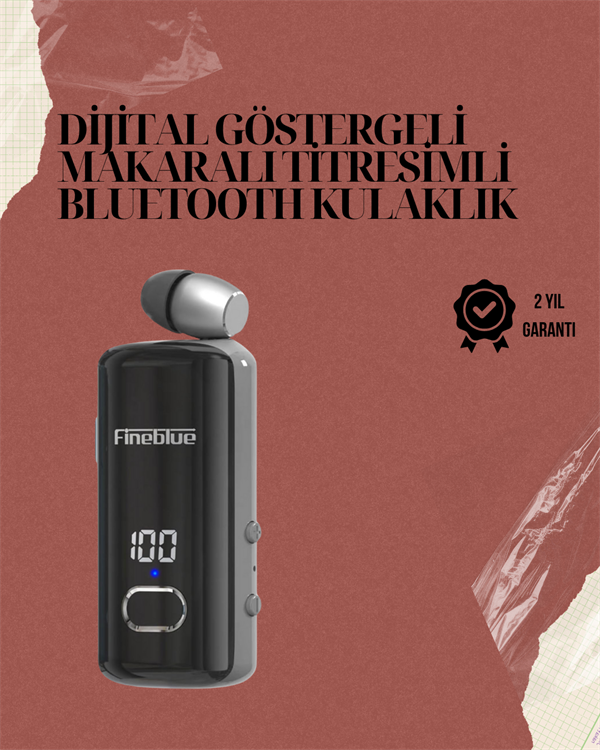 Najmaddin.com 2406 Su Geçirmez Fineblue F580 Kulaklık – Dijital Ekranlı Klipsli Geri Çekilebilir Kablo ve Gürültü Engelleme Özellikli najmaddin.com Gürültülü ortamlarda bile berrak ses kalitesi mi arıyorsunuz? Fineblue F580