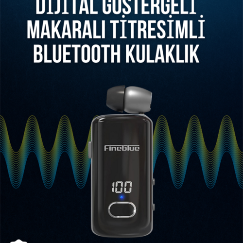 Yeni nesil kablosuz kulaklık deneyimiyle tanışın! Fineblue F580