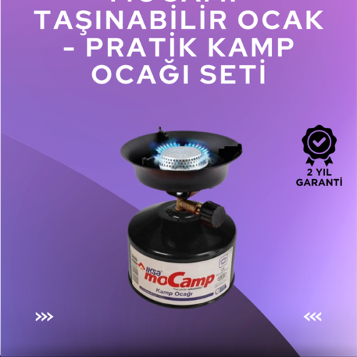 Sadece 400 gram ağırlığında olmasıyla dikkat çeken bu kamp ocağı